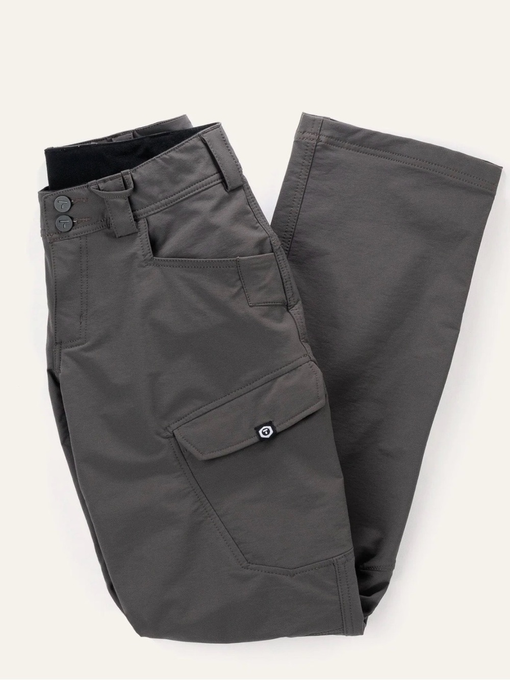 Truewerk Women's T2 Werkpants. Dark Gray Cargo Pant. Size 16L